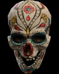 Ingame model of the second painted skull variant