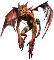 Transparent full-body model for the common, non-named Lesser Imp