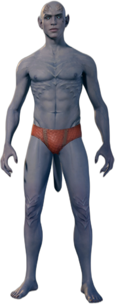 Underwear Tiefling Front