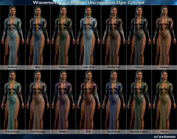 Uncommon Dye Colors (Female Body Type 1)