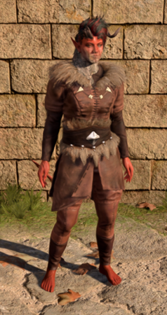 Barkskin Armour worn by Karlach