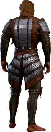 Splint Armour High Elf Back