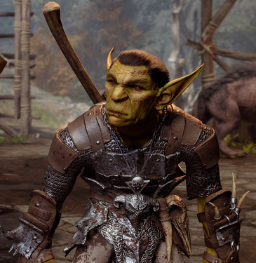 Olak, a male Goblin.