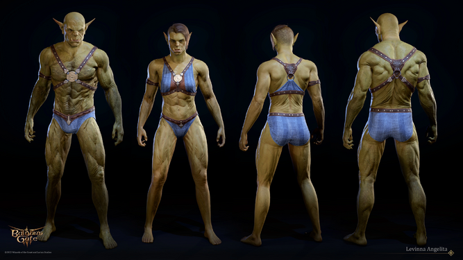 Underwear Concept Art Render